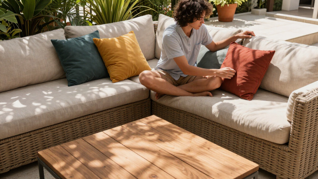 outdoor sectional set