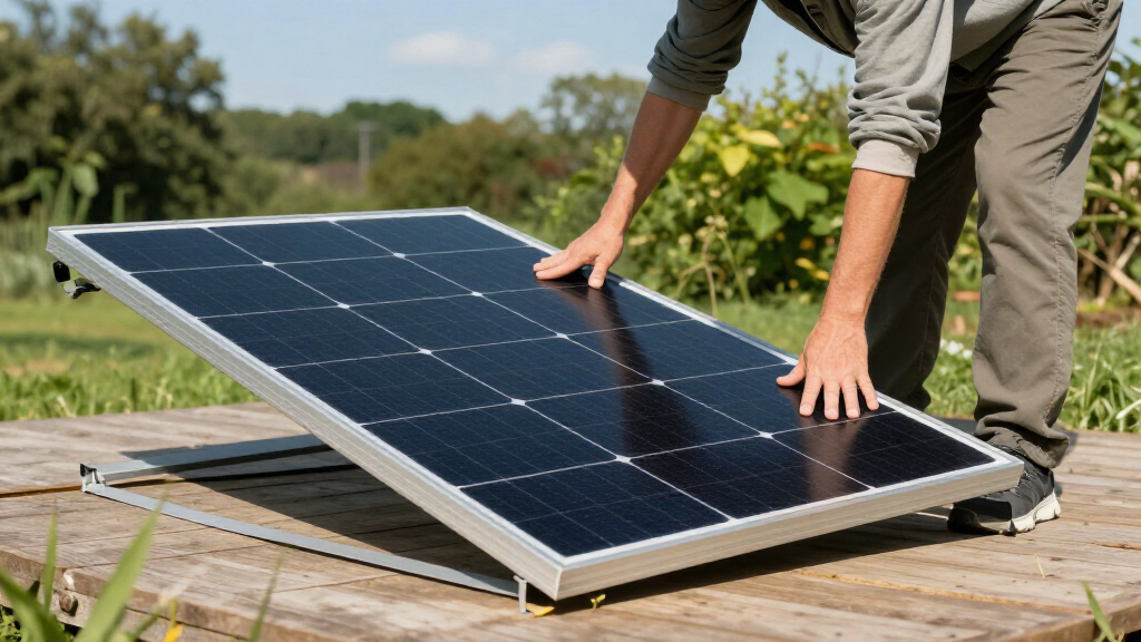 best power station solar panel folding