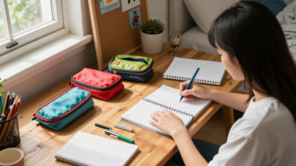 student desk organization supplies