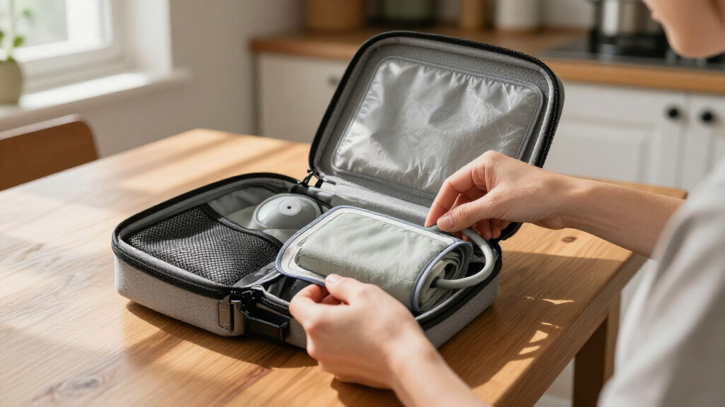 blood pressure cuff carry case