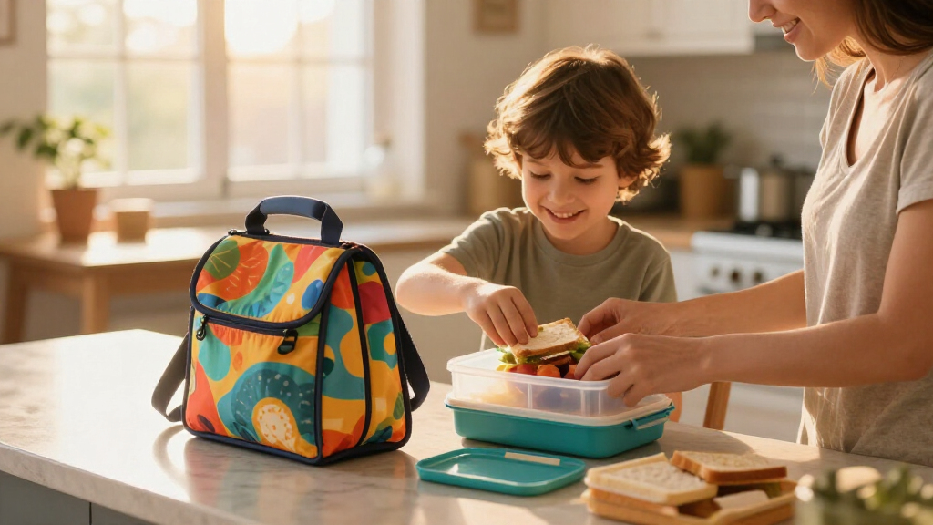 kids' lunch boxes and bags