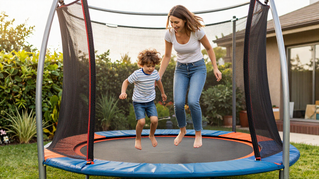 premium fitness trampoline sets