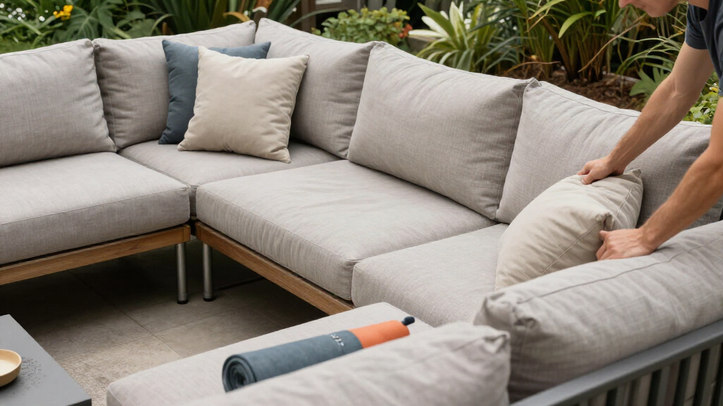 best outdoor sectional for fan cave patio