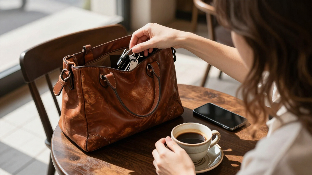leather tote bags for women