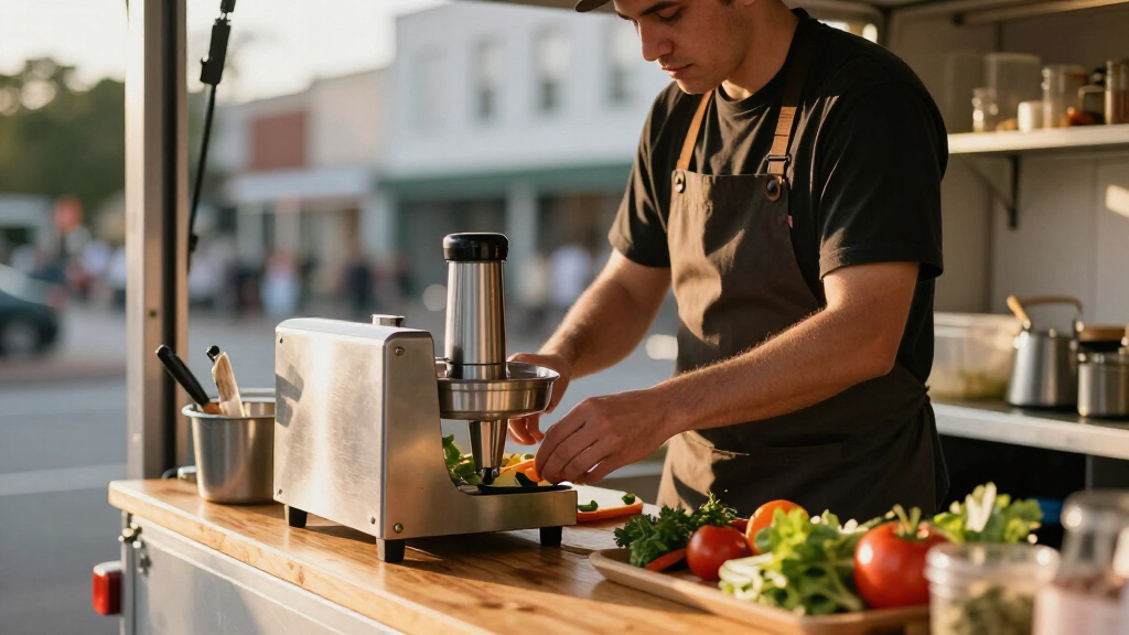 best easy clean food processor for food truck
