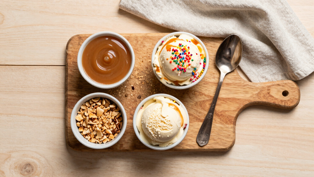 artisanal ice cream toppings