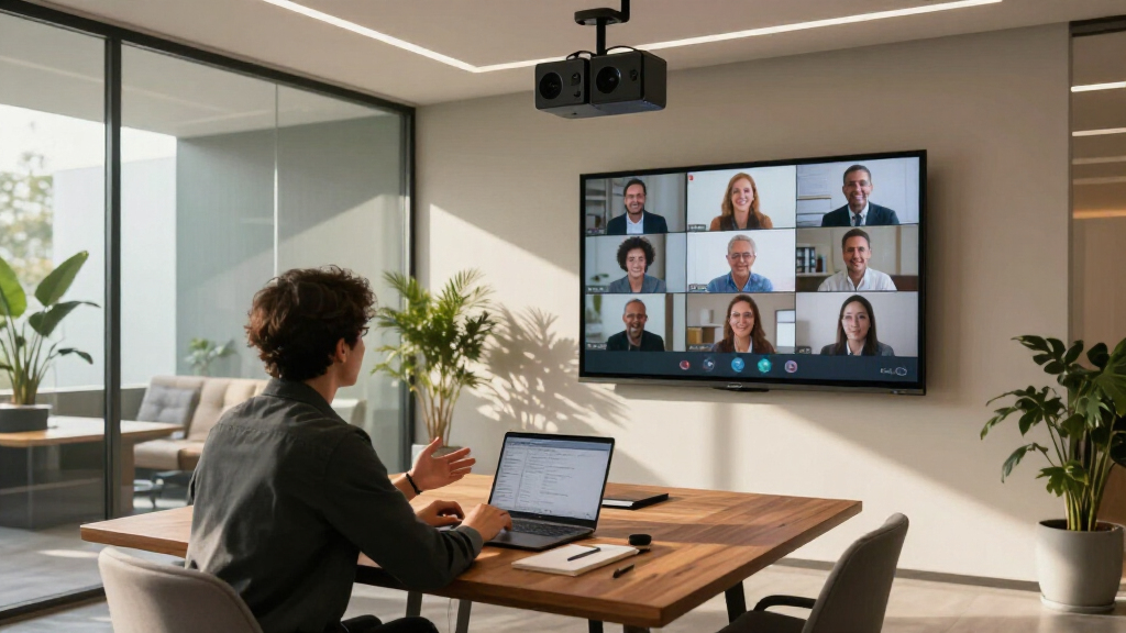 best dual-camera conference system for hybrid meetings