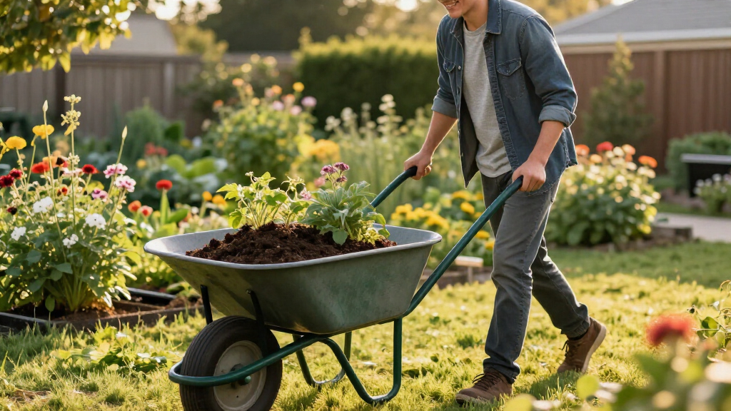 electric wheelbarrows for garden work