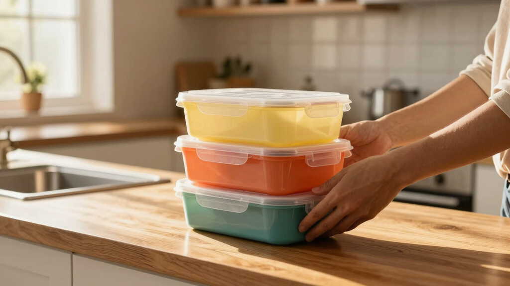 stackable storage boxes