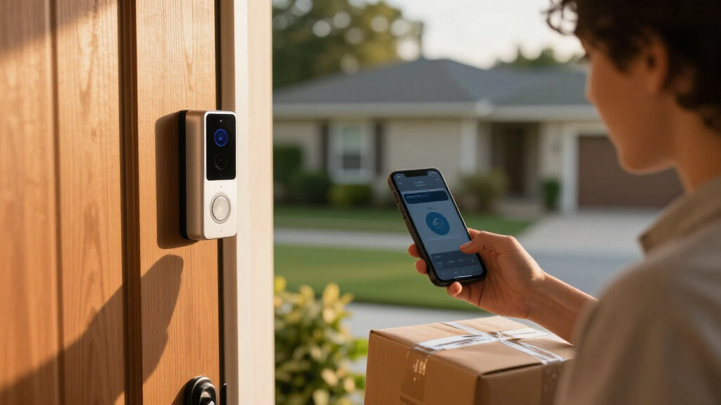 video doorbell with package detection under 350