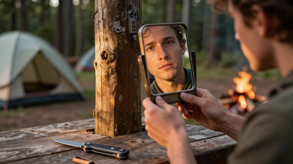 best campsite mirrors for grooming stations