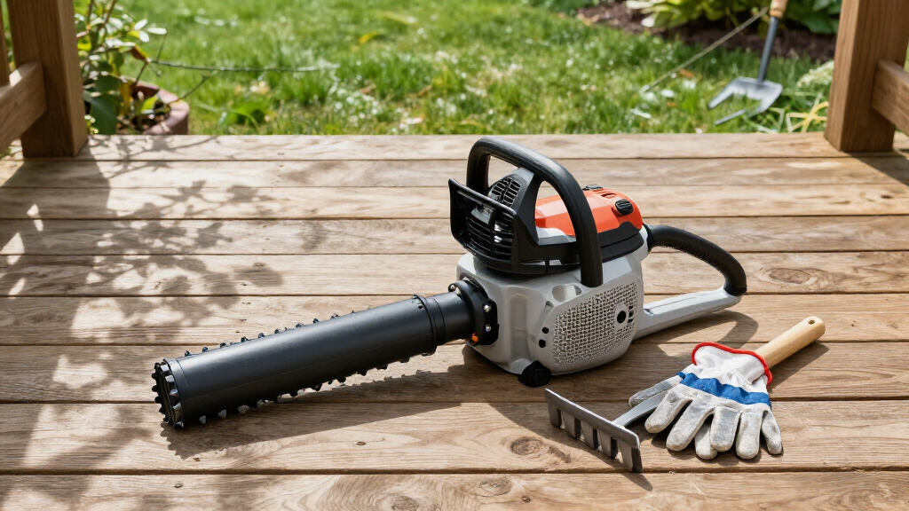 gas-powered leaf blowers
