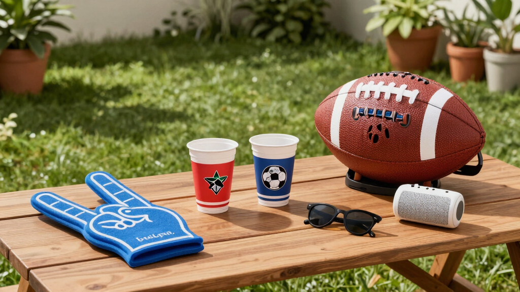 soccer fan outdoor party supplies