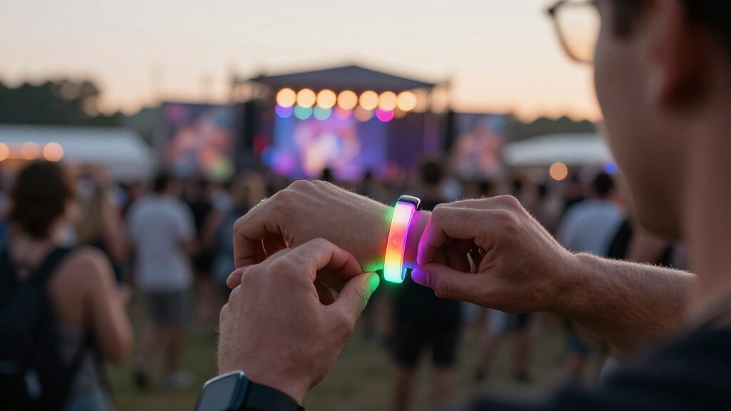 music festival LED wristbands