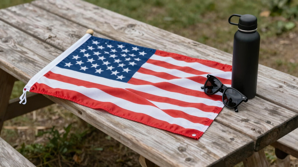patriotic outdoor flags