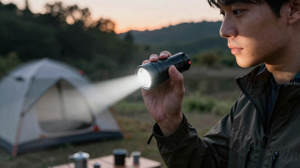 compact emergency flashlights