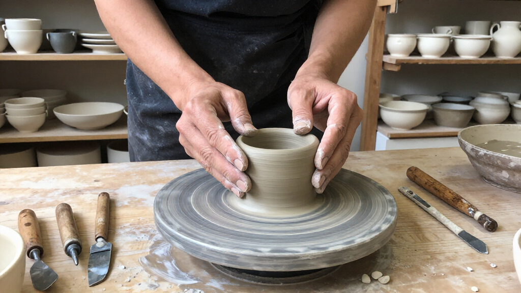 handcrafted pottery tools