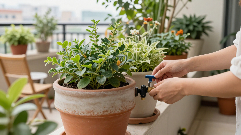 large self watering planters