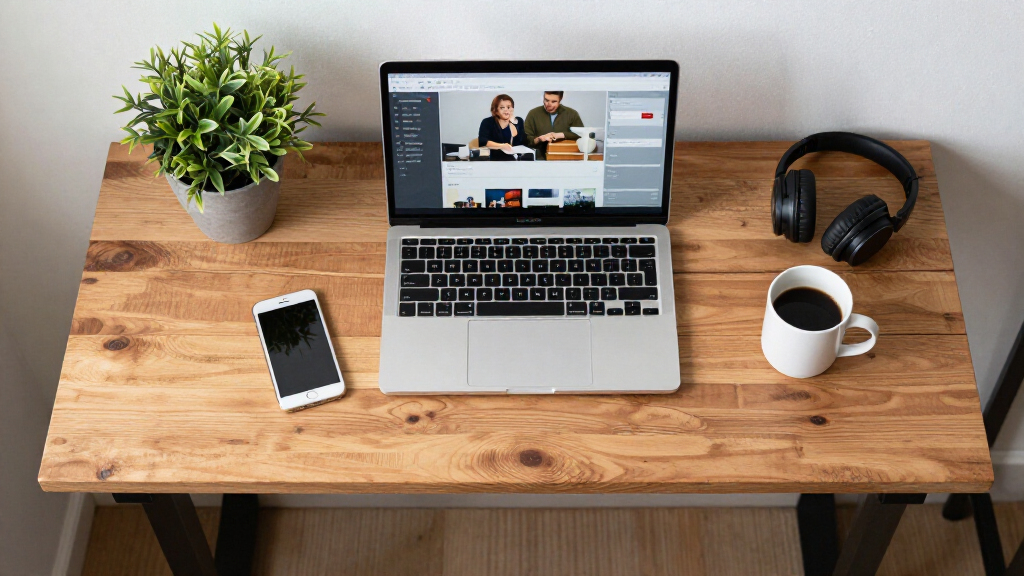 adjustable desks for content creators