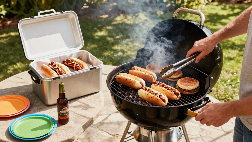 tailgating coolers and grills