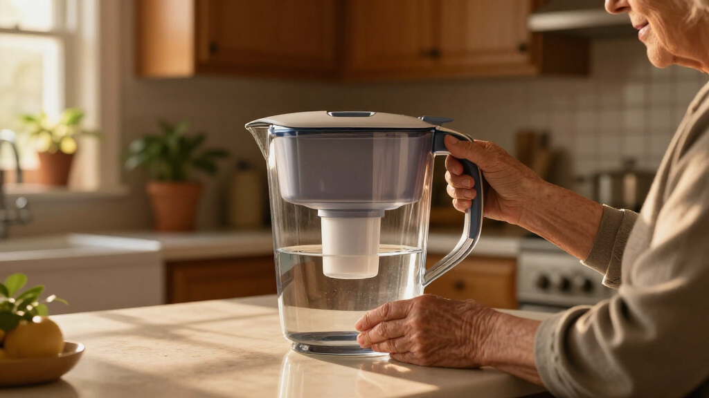 water filtration pitcher high capacity premium
