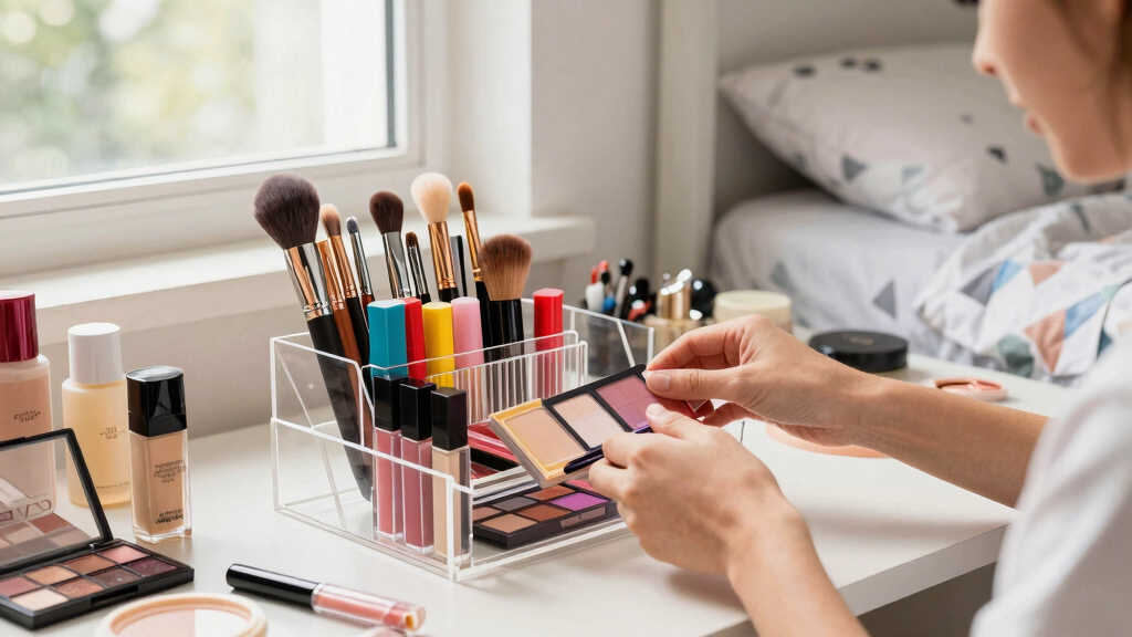 makeup organizers for dorm rooms