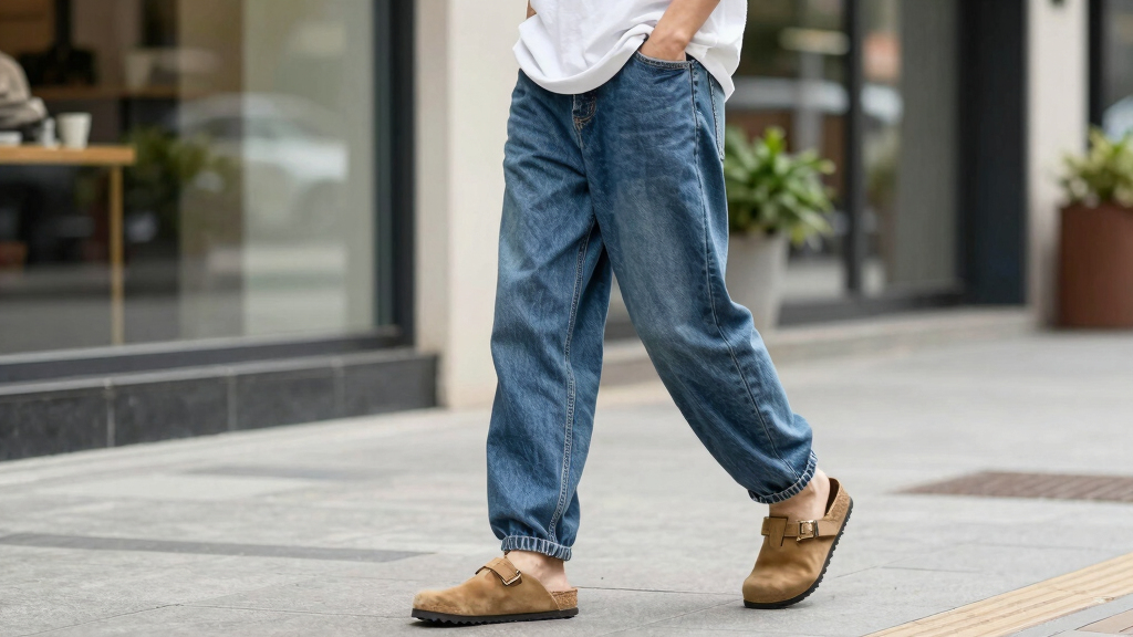 best baggy jeans and Birkenstocks