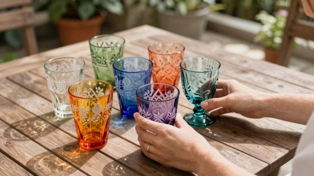 best decorative drinking glasses