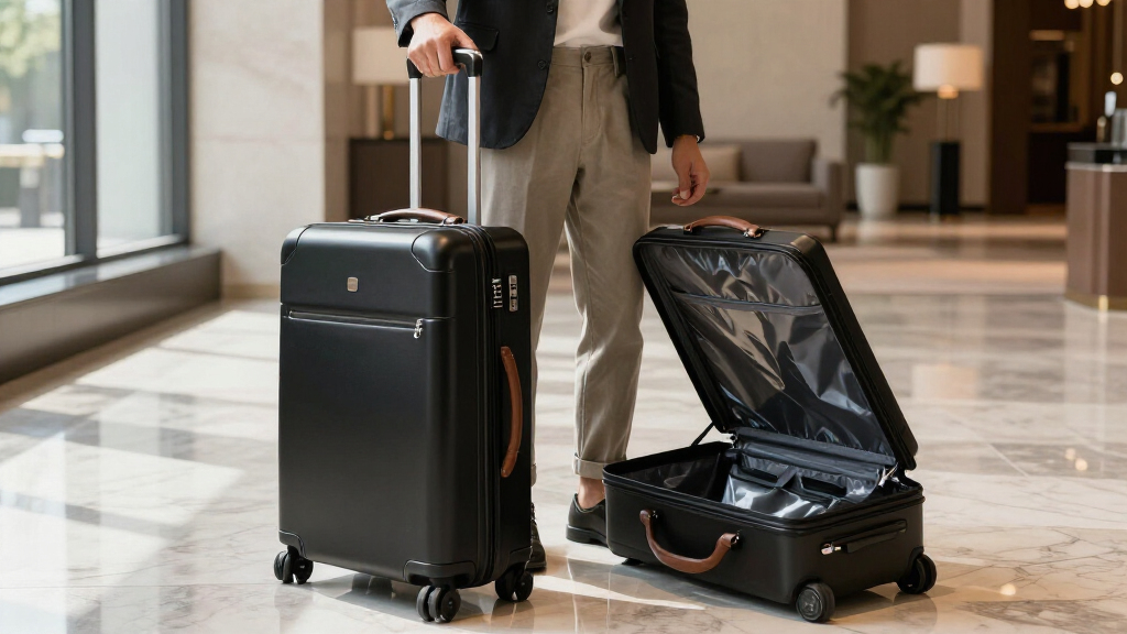 luxury carry on luggage on amazon