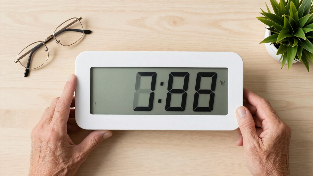 large print digital clocks