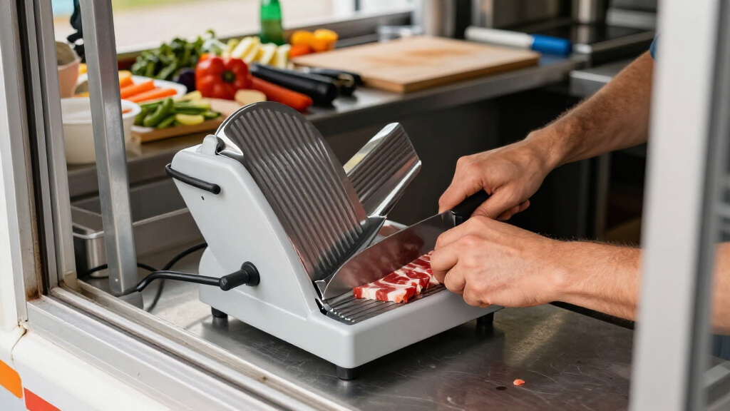 best electric meat slicers for mobile kitchens
