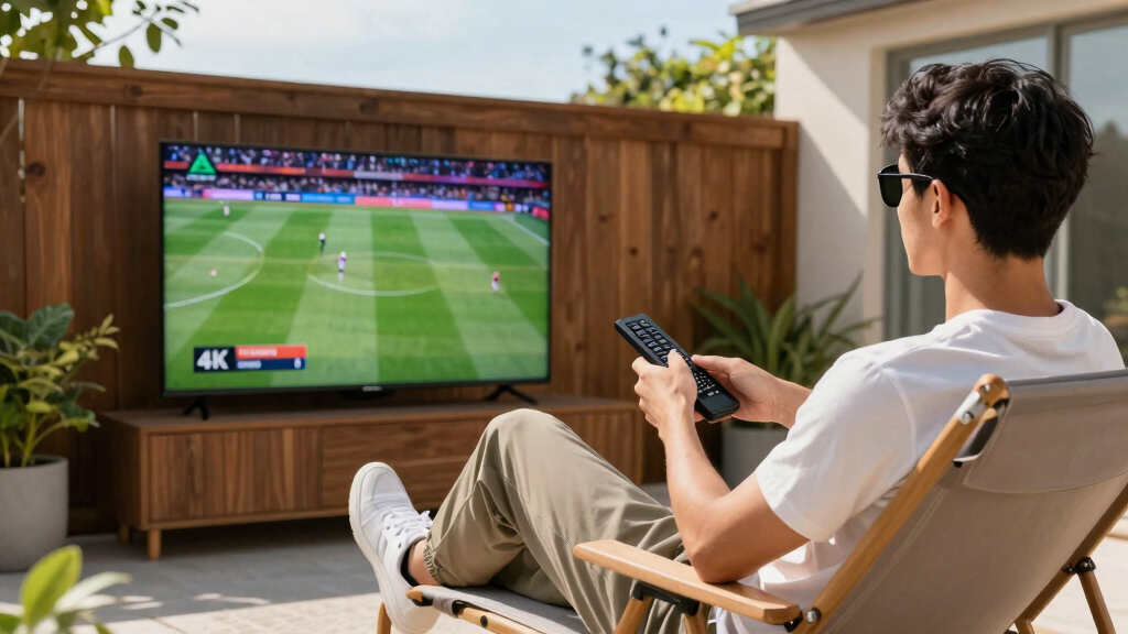4K outdoor TVs for sports