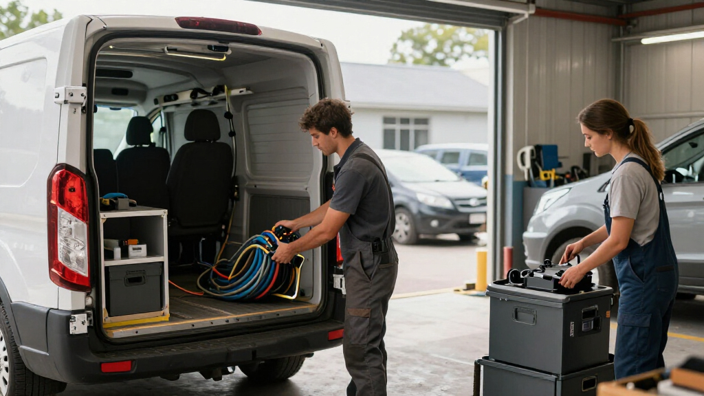 best Ford Transit mobile repair equipment