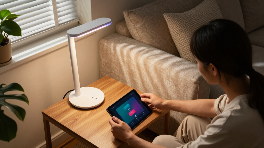 smart home learning lamps