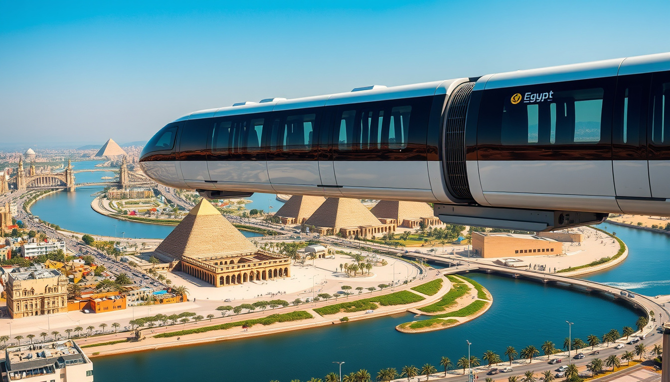 Ride the Future: Egypt Launches First Phase of East Nile Monorail for Enhanced Connectivity