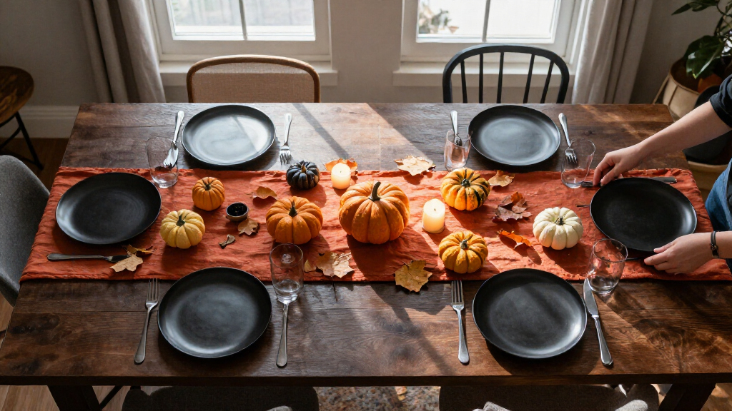 Halloween table decorations