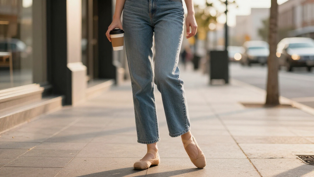 best jeans to wear with ballet flats