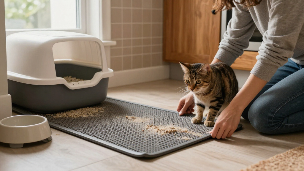 best cat litter mats extra large