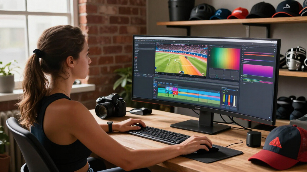 best video editing monitor for sports creators