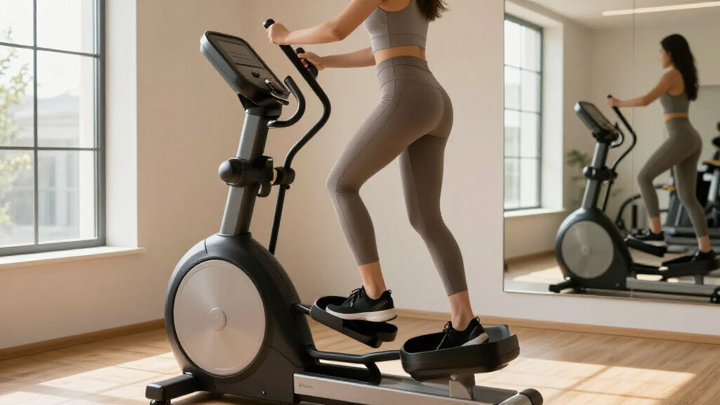 elliptical machine with incline