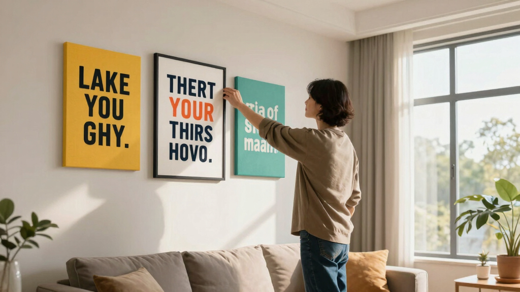 motivational quote wall art