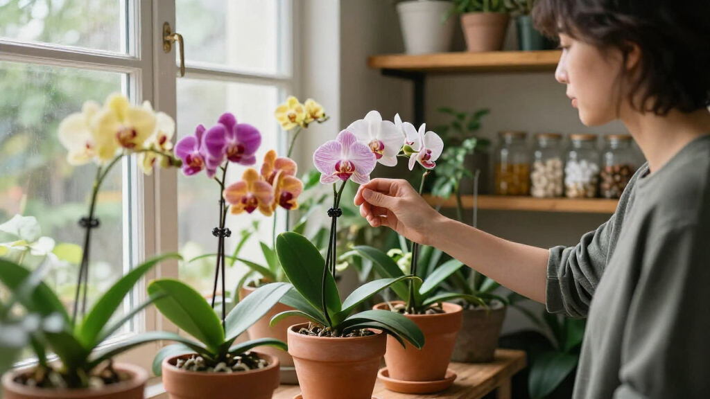 exotic orchid collection set
