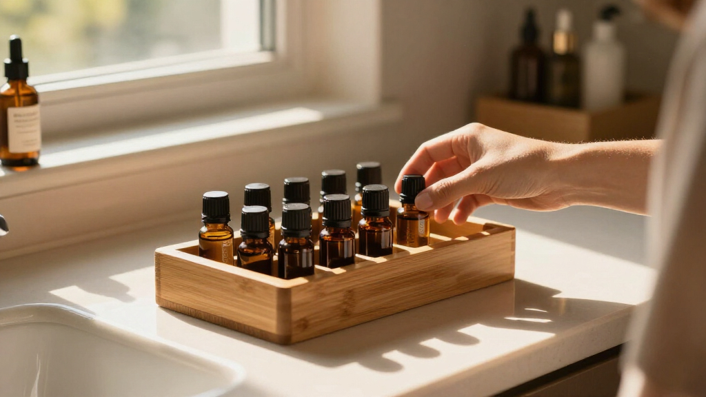 essential oil organizer case