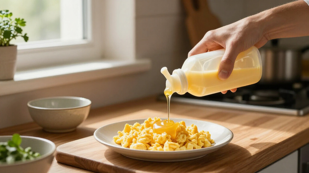 squeezable liquid butter bottle