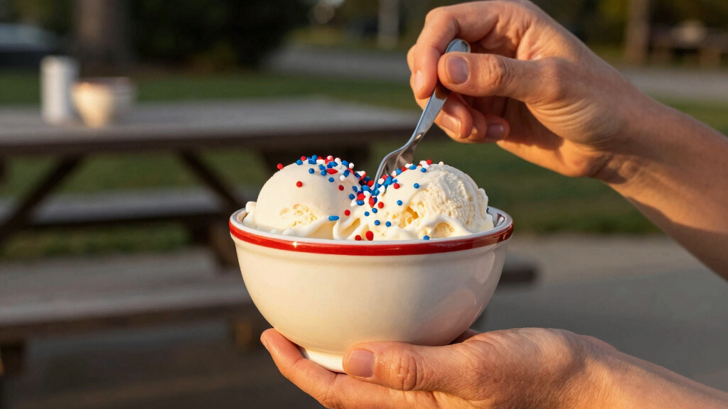 patriotic ice cream bowls