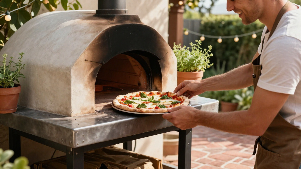 pizza oven stand