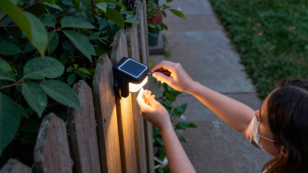 solar motion sensor security lights