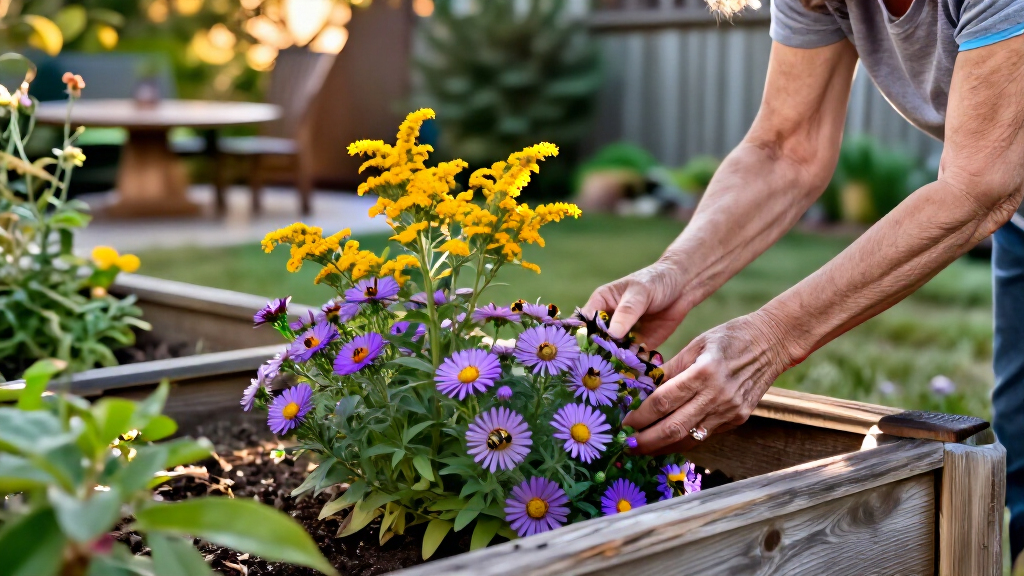 best bee-friendly fall flowers