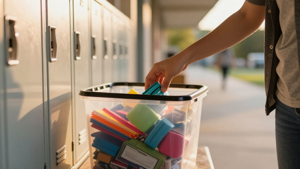 student organization bins
