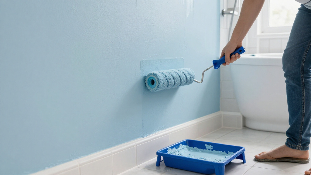 bathroom wall paint